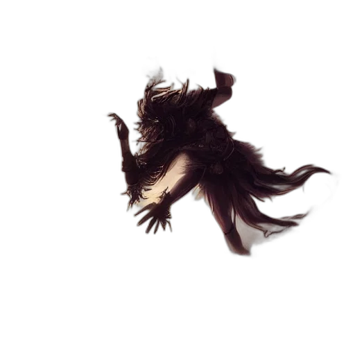 dragon, creature, hair, animal, concept art, fantasy art, photorealistic, 3d render transparent PNG cut-out
