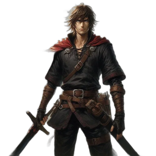 sword, weapon, staff, concept art, fantasy art, pixel art, red, young transparent PNG cut-out