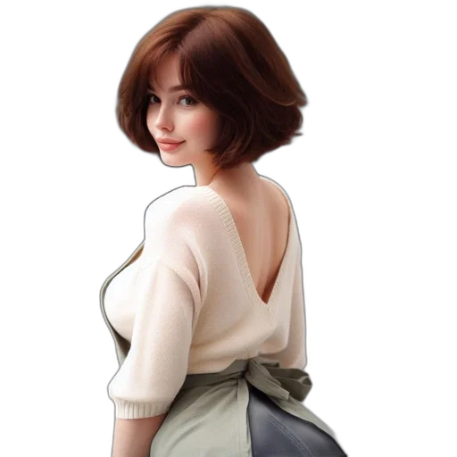 dress, jacket, photorealistic, oil painting, fantasy art, concept art, earth tones, monochrome transparent PNG cut-out