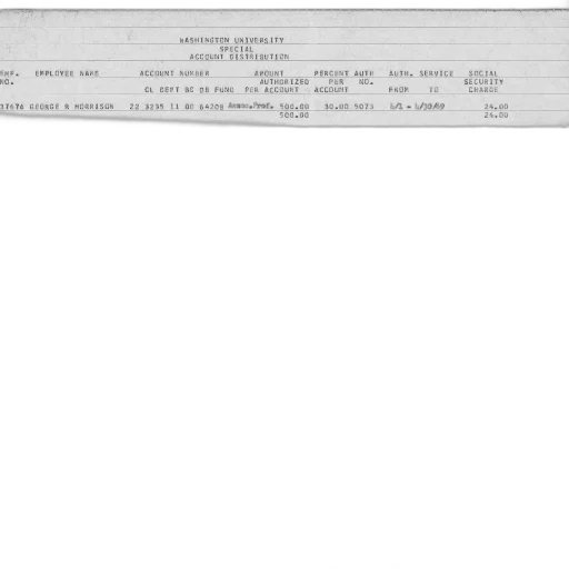 staff, document, washington, university, table, listing, account, distribution transparent PNG cut-out