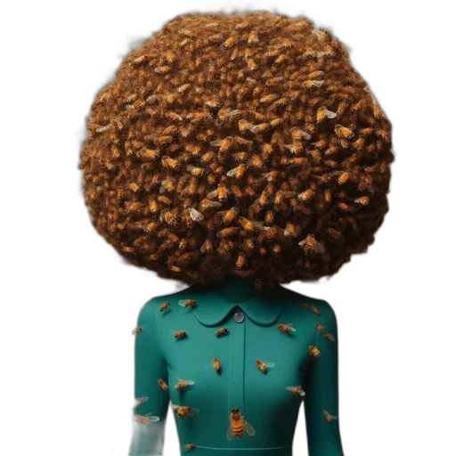 hair, jacket, dress, hat, 3d render, concept art, artistic, depiction transparent PNG cut-out
