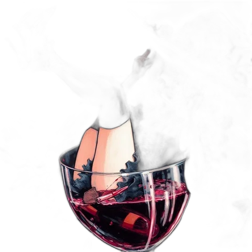 bottle, mask, photorealistic, 3d render, fire, red, animated, female transparent PNG cut-out