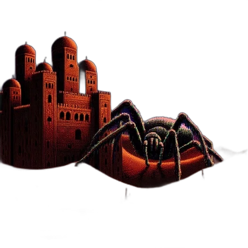 dragon, creature, crown, concept art, fantasy art, pixel art, comic book art, eerily transparent PNG cut-out