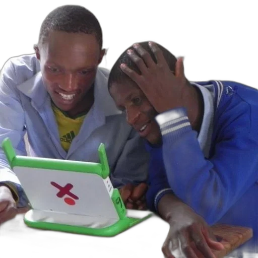 two, young, men, sit, table, small, green, white transparent PNG cut-out