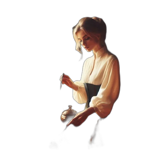 staff, weapon, umbrella, dress, concept art, pixel art, oil painting, watercolor transparent PNG cut-out