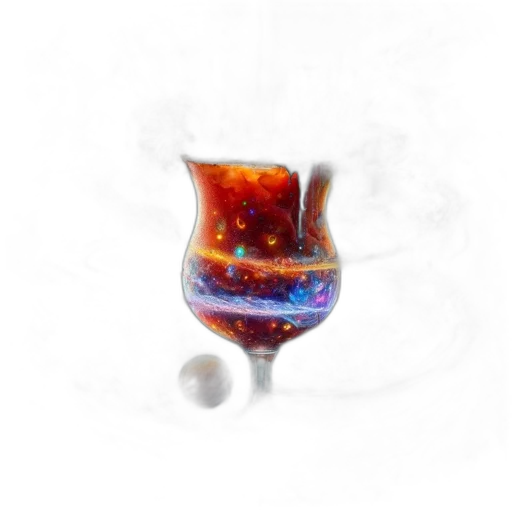 bottle, staff, crown, dragon, concept art, fantasy art, 3d render, photorealistic transparent PNG cut-out