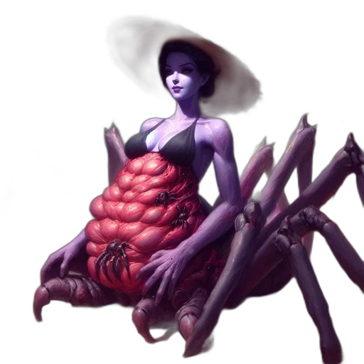 creature, dress, concept art, fantasy art, pixel art, 3d render, dark, beach transparent PNG cut-out