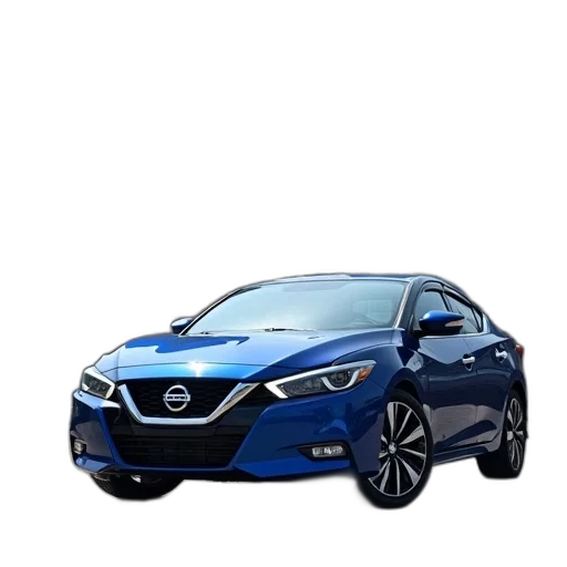car, 3d render, blue, nissan transparent PNG cut-out