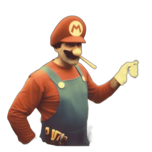 mask, staff, hat, face, pixel art, concept art, 3d render, photorealistic transparent PNG cut-out