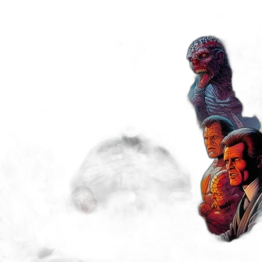 dragon, comic book art, concept art, fantasy art, photorealistic, outer space, fog, fire transparent PNG cut-out