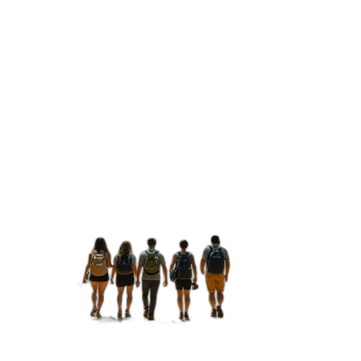 jacket, umbrella, dress, staff, concept art, pixel art, 3d render, fog transparent PNG cut-out