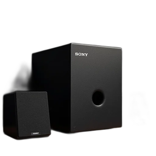 3d render, photorealistic, sony, home transparent PNG cut-out