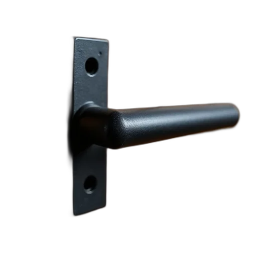 weapon, furniture, sword, staff, 3d render, black, door, handle transparent PNG cut-out