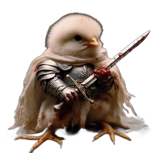animal, sword, creature, staff, concept art, fantasy art, 3d render, pixel art transparent PNG cut-out