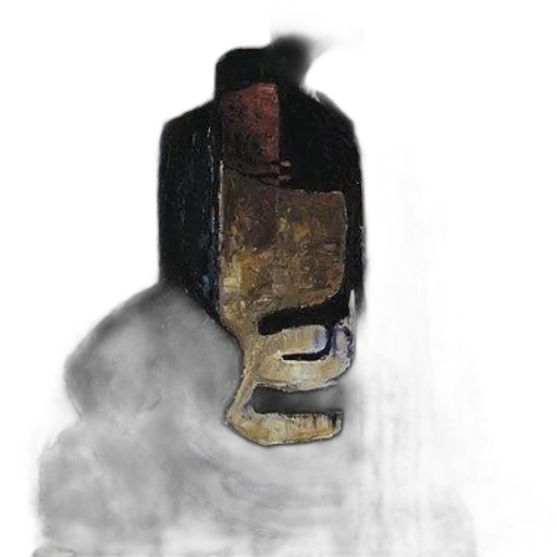 mask, robot, face, crown, concept art, photorealistic, watercolor, oil painting transparent PNG cut-out