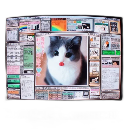 animal, old-fashioned, crt, monitor, displays, personalized, desktop, photo transparent PNG cut-out
