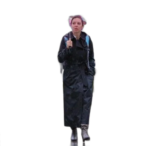 jacket, umbrella, staff, dress transparent PNG cut-out