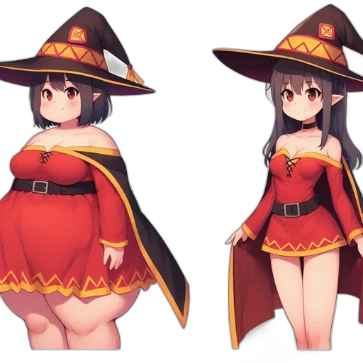 hat, dress, staff, concept art, 3d render, fantasy art, pixel art, fire transparent PNG cut-out