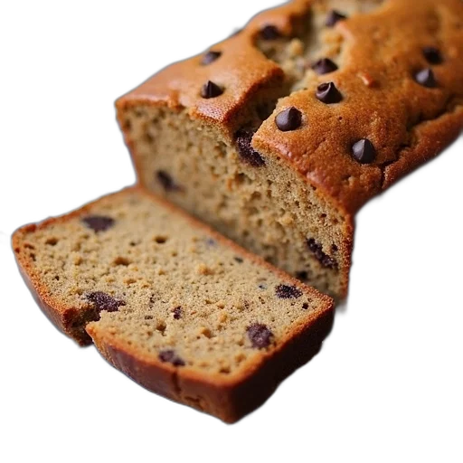food, 3d render, photorealistic, freshly, baked, cinnamon, zucchini, bread transparent PNG cut-out