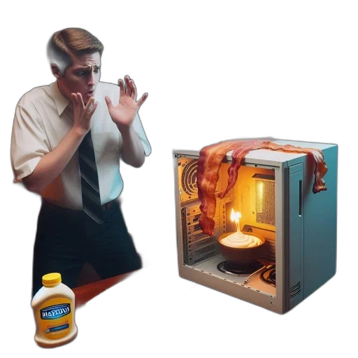 robot, furniture, mask, food, concept art, 3d render, fire, young transparent PNG cut-out