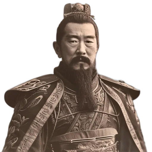 staff, face, sword, crown, photorealistic, concept art, man, asian transparent PNG cut-out