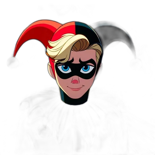 mask, staff, face, creature, concept art, cartoon, comic book art, 3d render transparent PNG cut-out