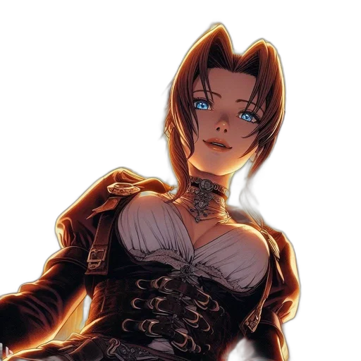 dress, concept art, comic book art, fantasy art, anime, dark, golden, female transparent PNG cut-out