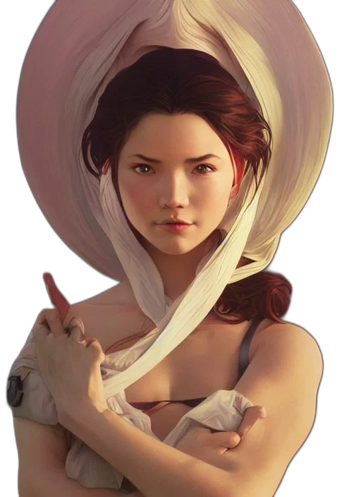 face, crown, mask, dress transparent PNG cut-out
