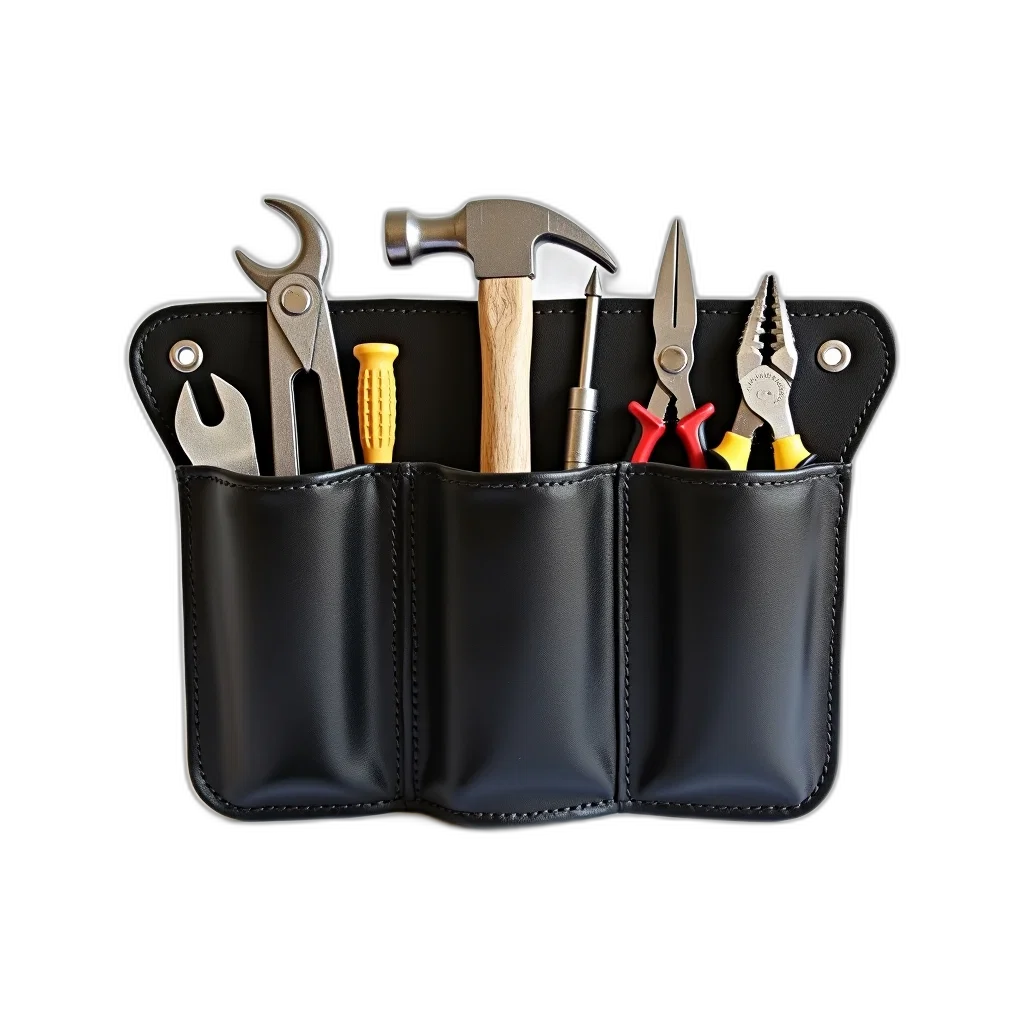 staff, weapon, black, leather, tool, belt, silver, buckle transparent PNG cut-out