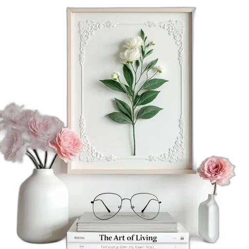 jewelry, flower, furniture, crown, photorealistic, oil painting, watercolor, concept art transparent PNG cut-out