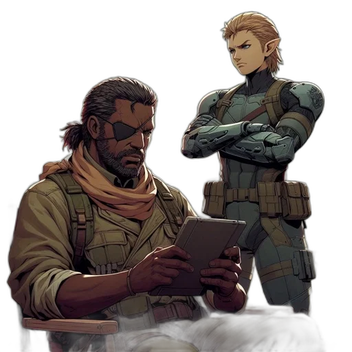 weapon, jacket, face, concept art, comic book art, cyberpunk, pixel art, fire transparent PNG cut-out