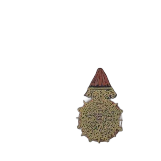 hat, crown, umbrella, staff, 3d render, pixel art, concept art, photorealistic transparent PNG cut-out