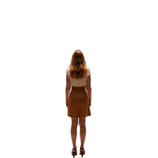dress, hair, jacket, face transparent PNG cut-out