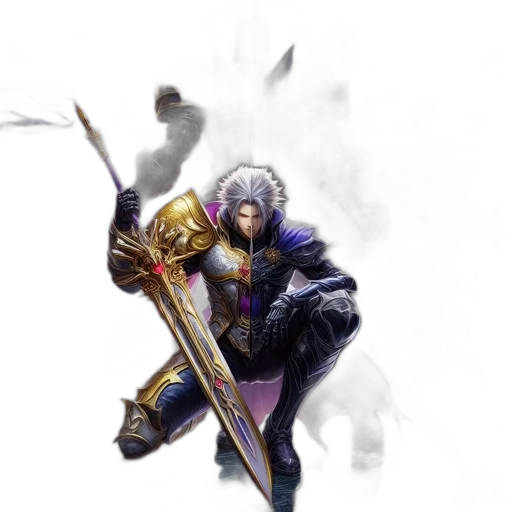 sword, staff, weapon, fantasy art, concept art, photorealistic, pixel art, dark transparent PNG cut-out