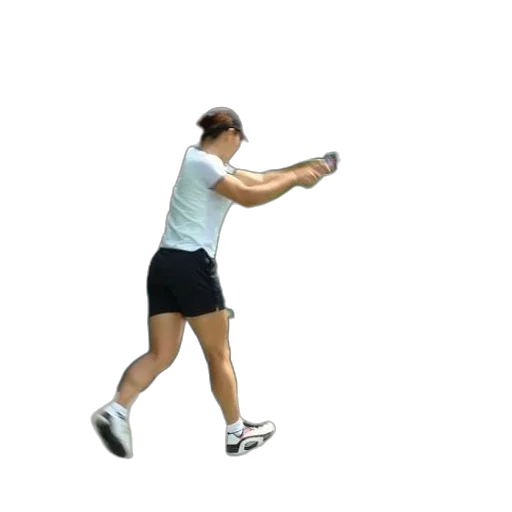 staff, weapon, 3d render, photorealistic, woman, playing, tennis, green transparent PNG cut-out