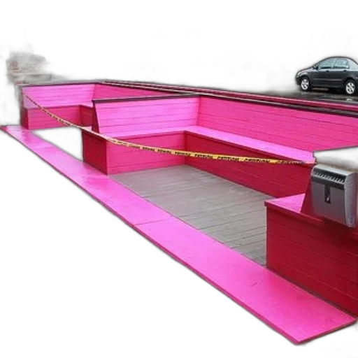 car, furniture, 3d render, concept art, vaporwave, neon lights, neon, vibrant transparent PNG cut-out