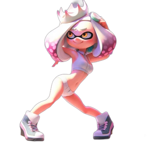 dress, weapon, mask, robot, concept art, vaporwave, 3d render, pixel art transparent PNG cut-out