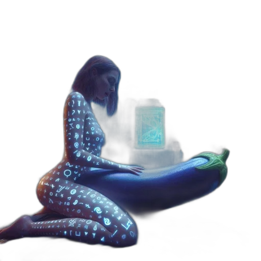 robot, bottle, dress, creature, concept art, vaporwave, pixel art, 3d render transparent PNG cut-out