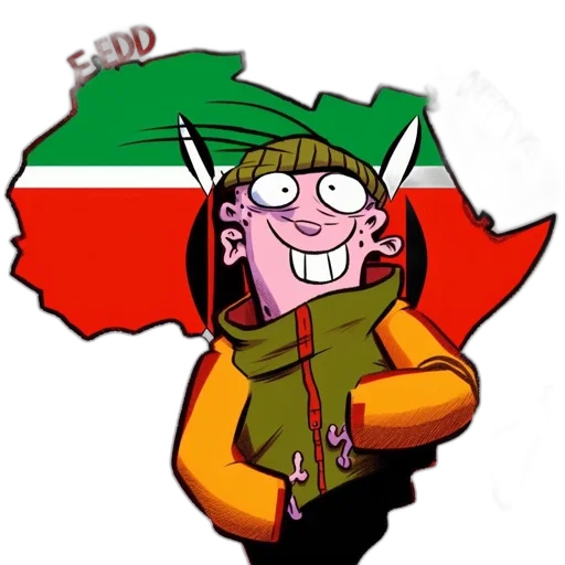 jacket, cartoon, concept art, illustrated, scene, shows, mischievously, grinning transparent PNG cut-out