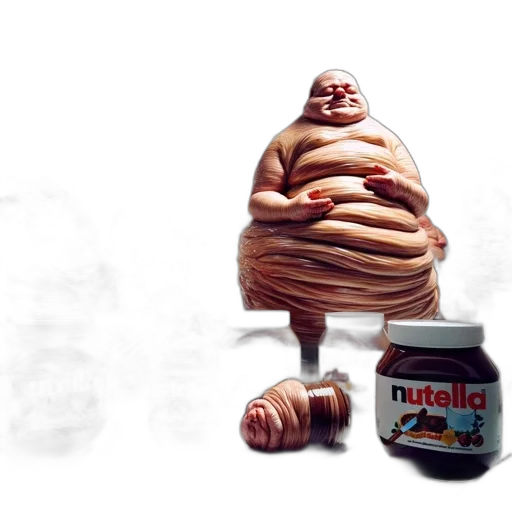 food, animal, creature, bottle, concept art, photorealistic, 3d render, pixel art transparent PNG cut-out