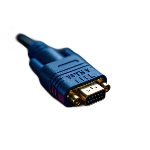 3d render, computer, displayport, vga transparent PNG cut-out
