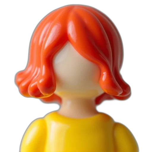 hair, face, staff, dress transparent PNG cut-out