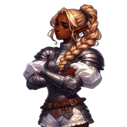 staff, sword, crown, dress, pixel art, concept art, fantasy art, watercolor transparent PNG cut-out