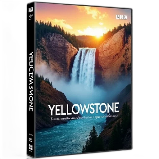 photorealistic, second, image, dvd, cover, documentary, yellowstone, features transparent PNG cut-out