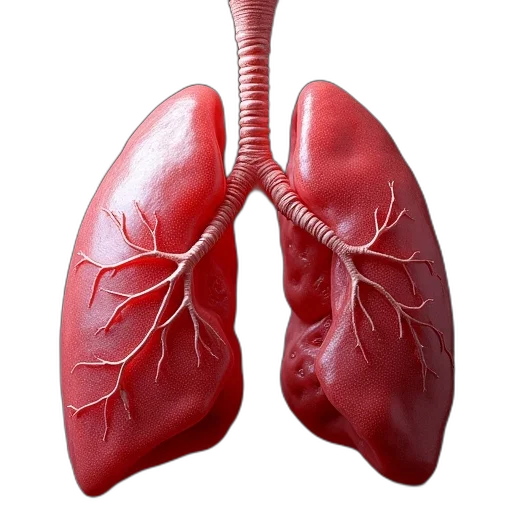 food, mask, photorealistic, lungs transparent PNG cut-out