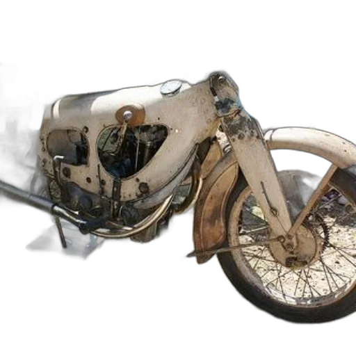 weapon, car, 3d render, photorealistic, concept art, old, dirty, motorcycle transparent PNG cut-out