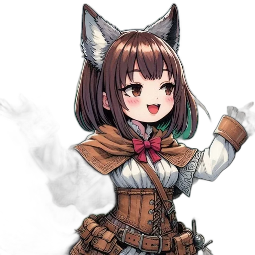 staff, weapon, animal, creature, anime, fantasy art, pixel art, concept art transparent PNG cut-out