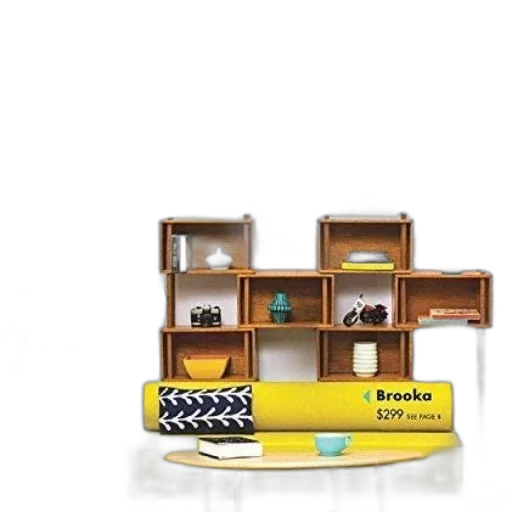 furniture, 3d render, book, cover, title, horrorstor, grady, hendrix transparent PNG cut-out