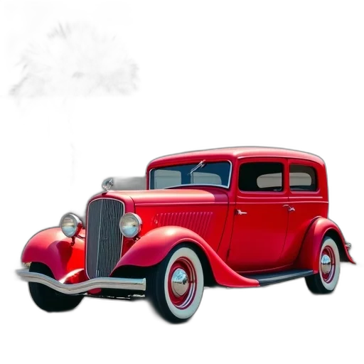 car, photorealistic, concept art, 3d render, pixel art, fire, fog, red transparent PNG cut-out