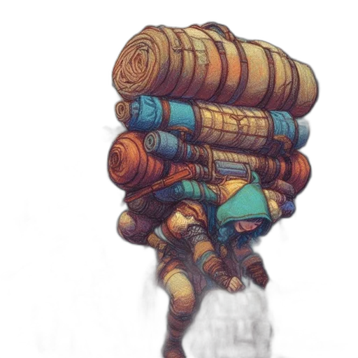 weapon, robot, staff, bottle, concept art, fantasy art, pixel art, comic book art transparent PNG cut-out